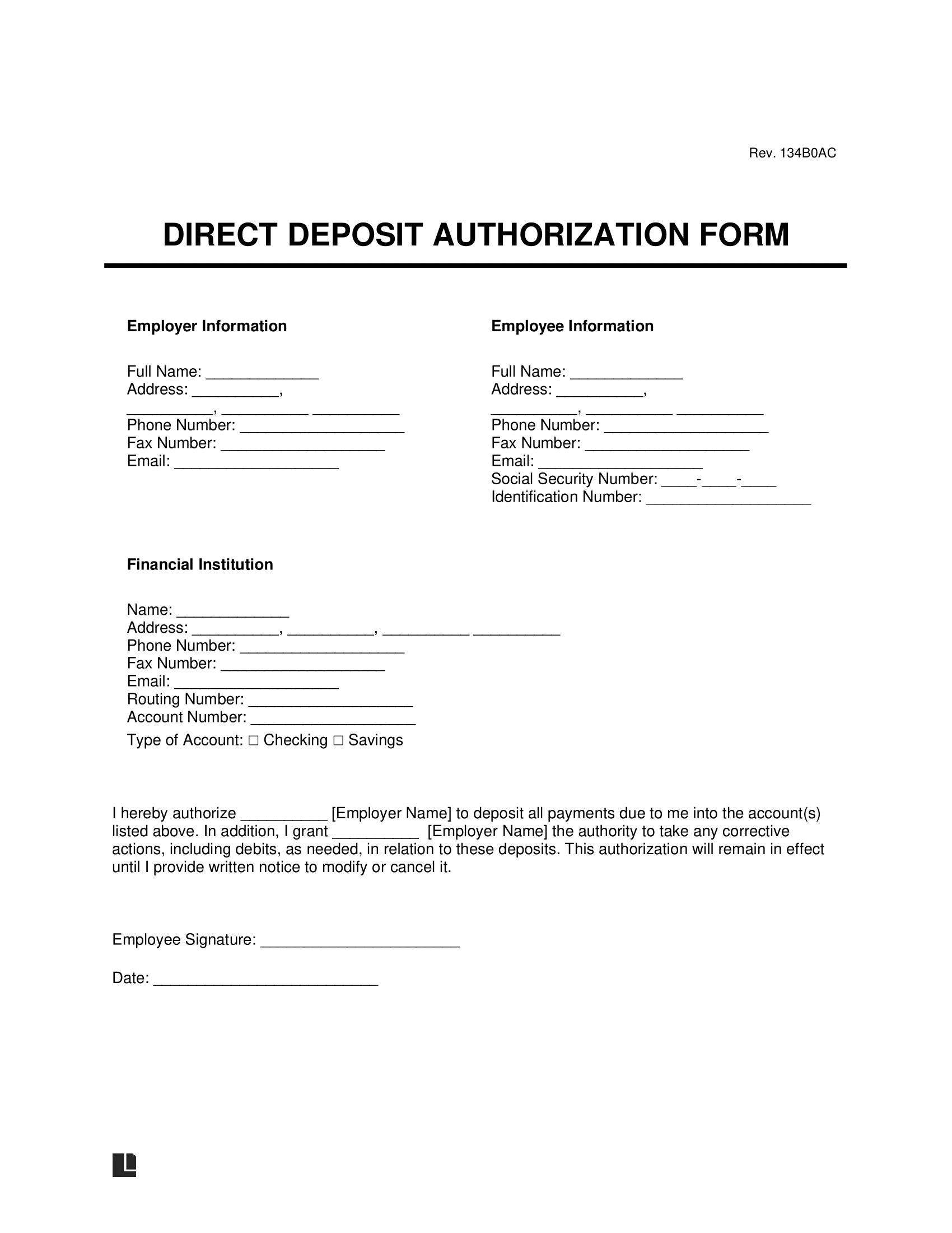 Ach Form Template Pdf