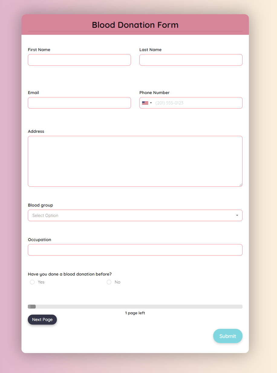 Free Donation Form Template Formplus