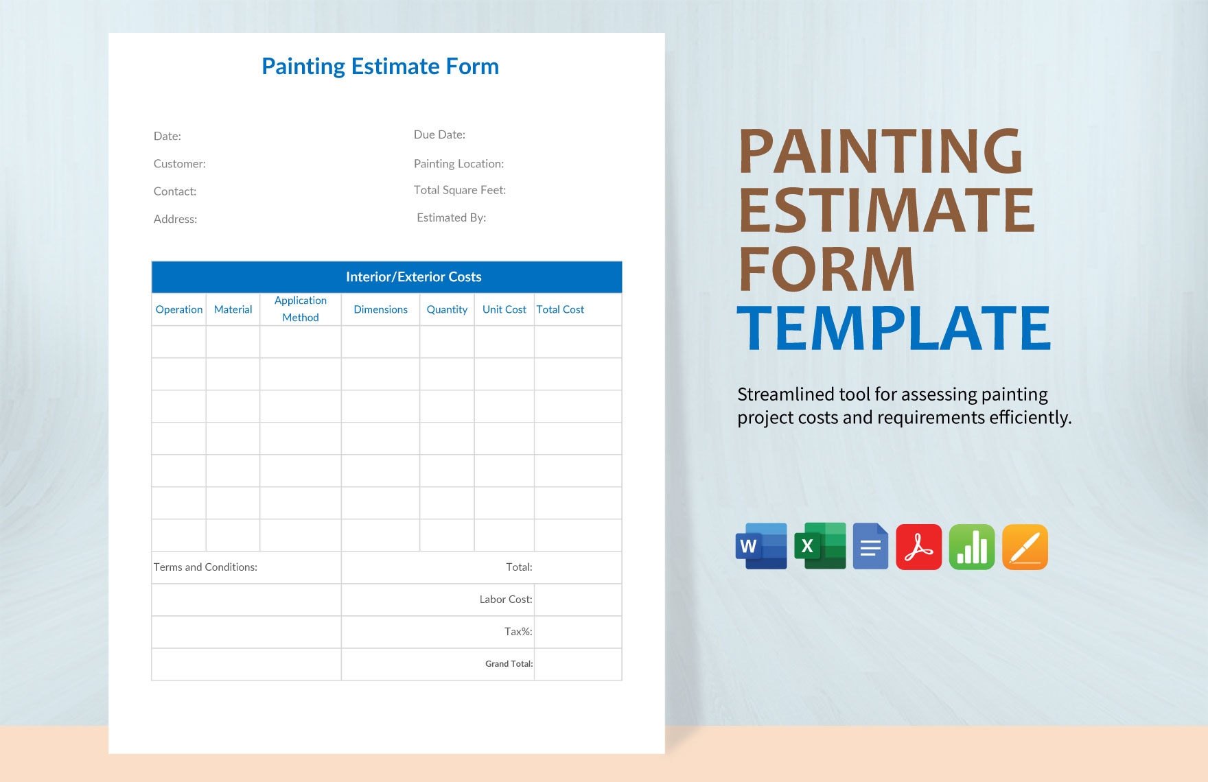 Free Editable Form Templates In Word To Download