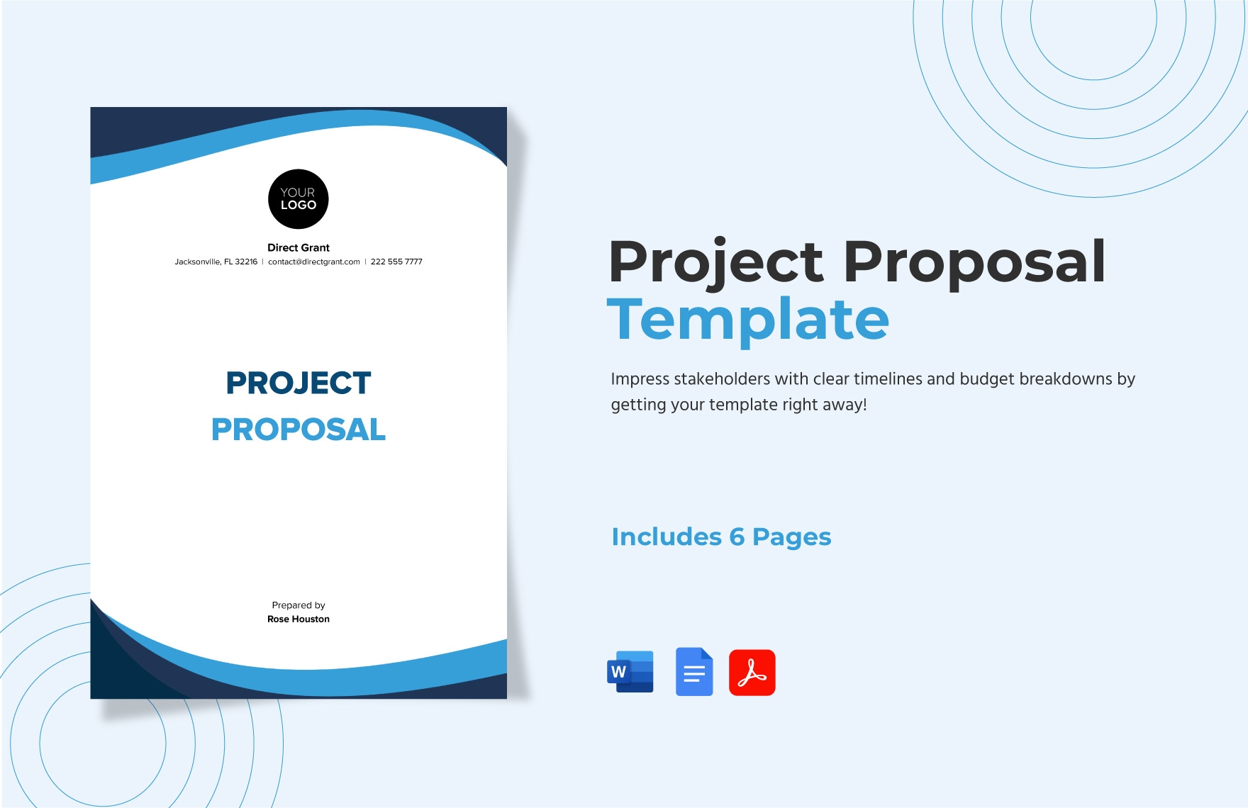 Free Editable Proposal Templates In Word To Download