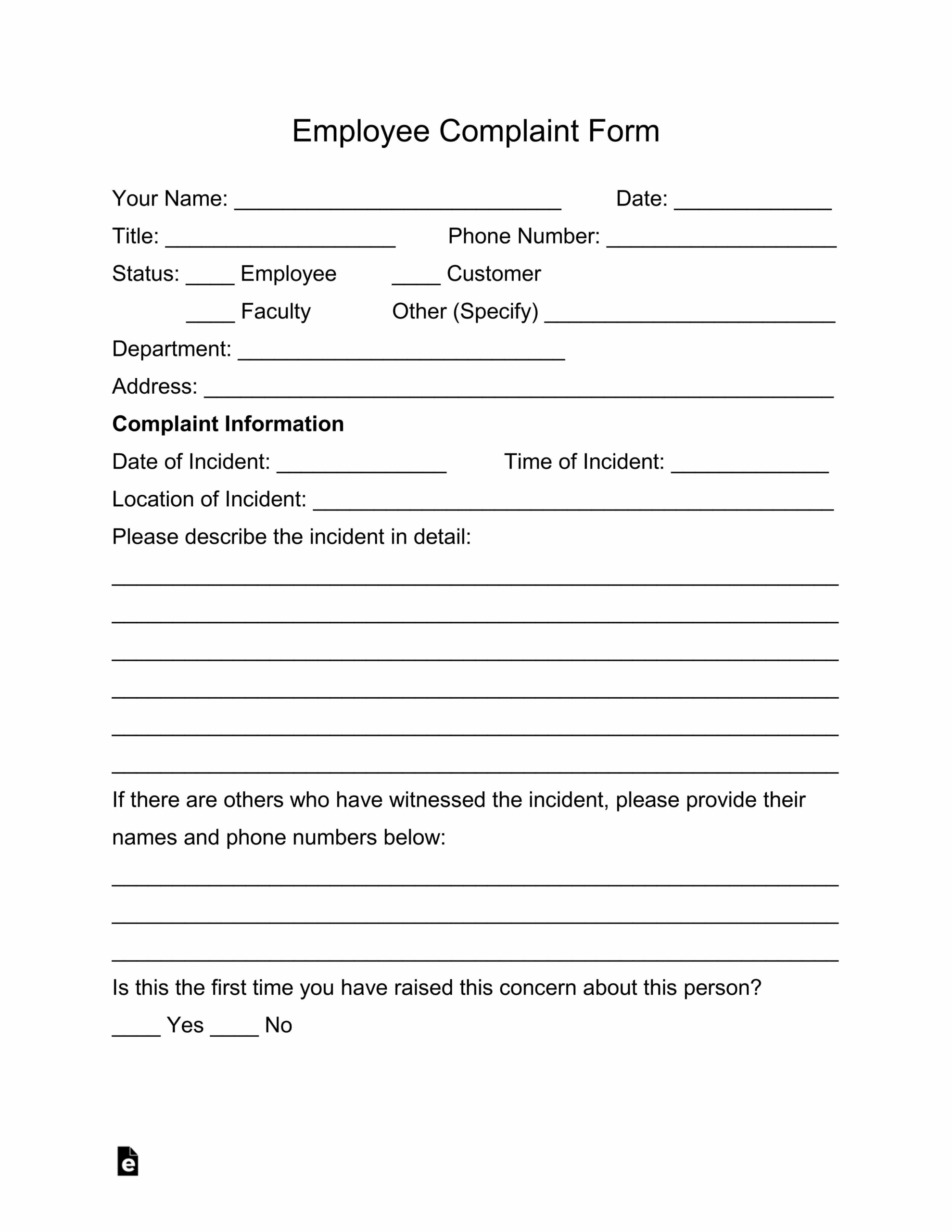 Employee Information Forms Templates