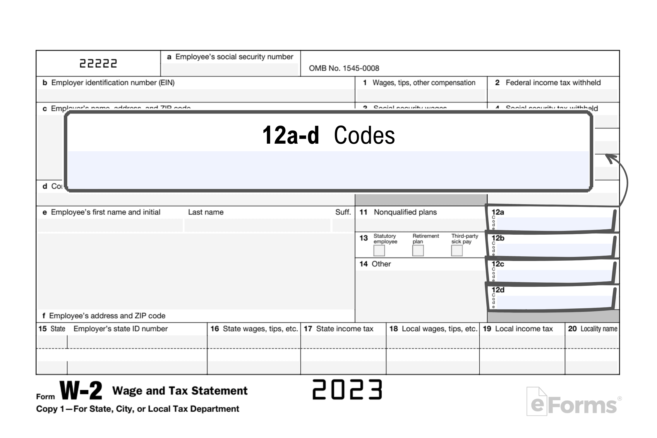 W2 Form Template