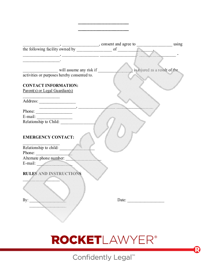 Free Parental Consent Form Free To Print Save U0026 Download