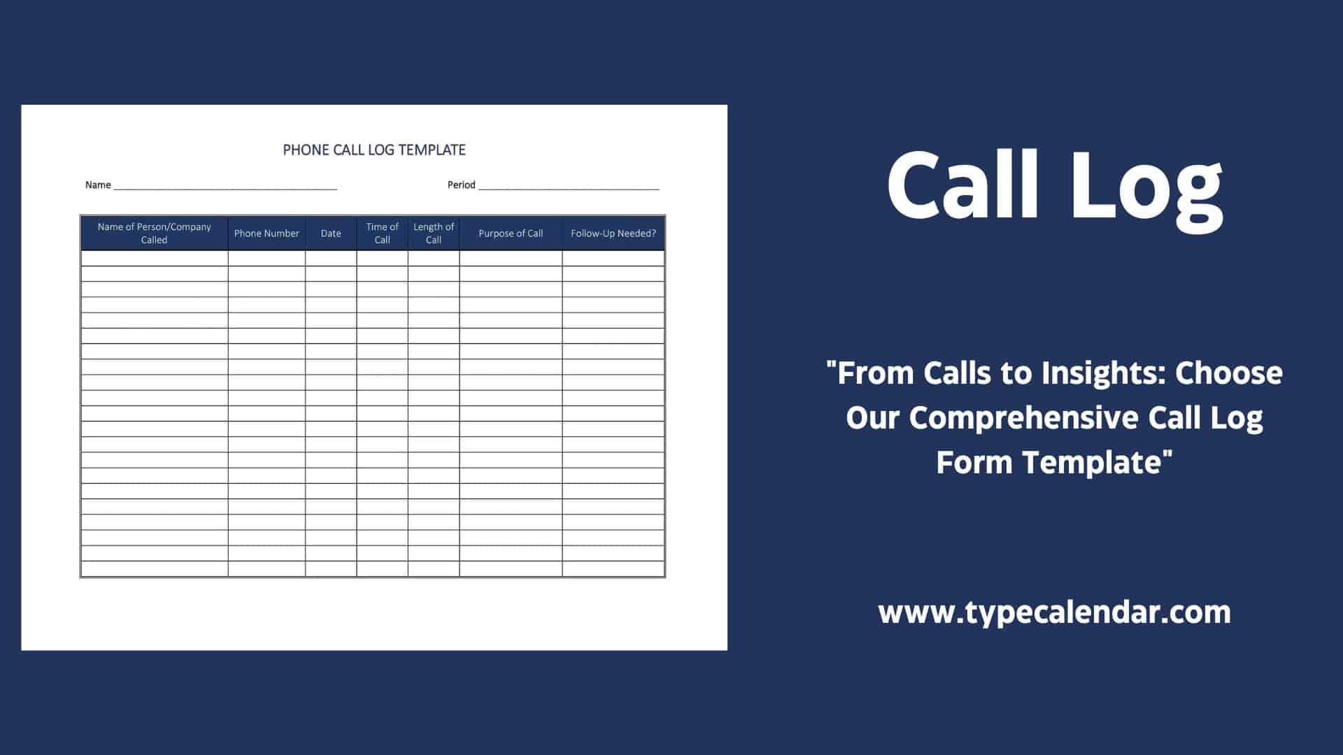 Call Out Form Template