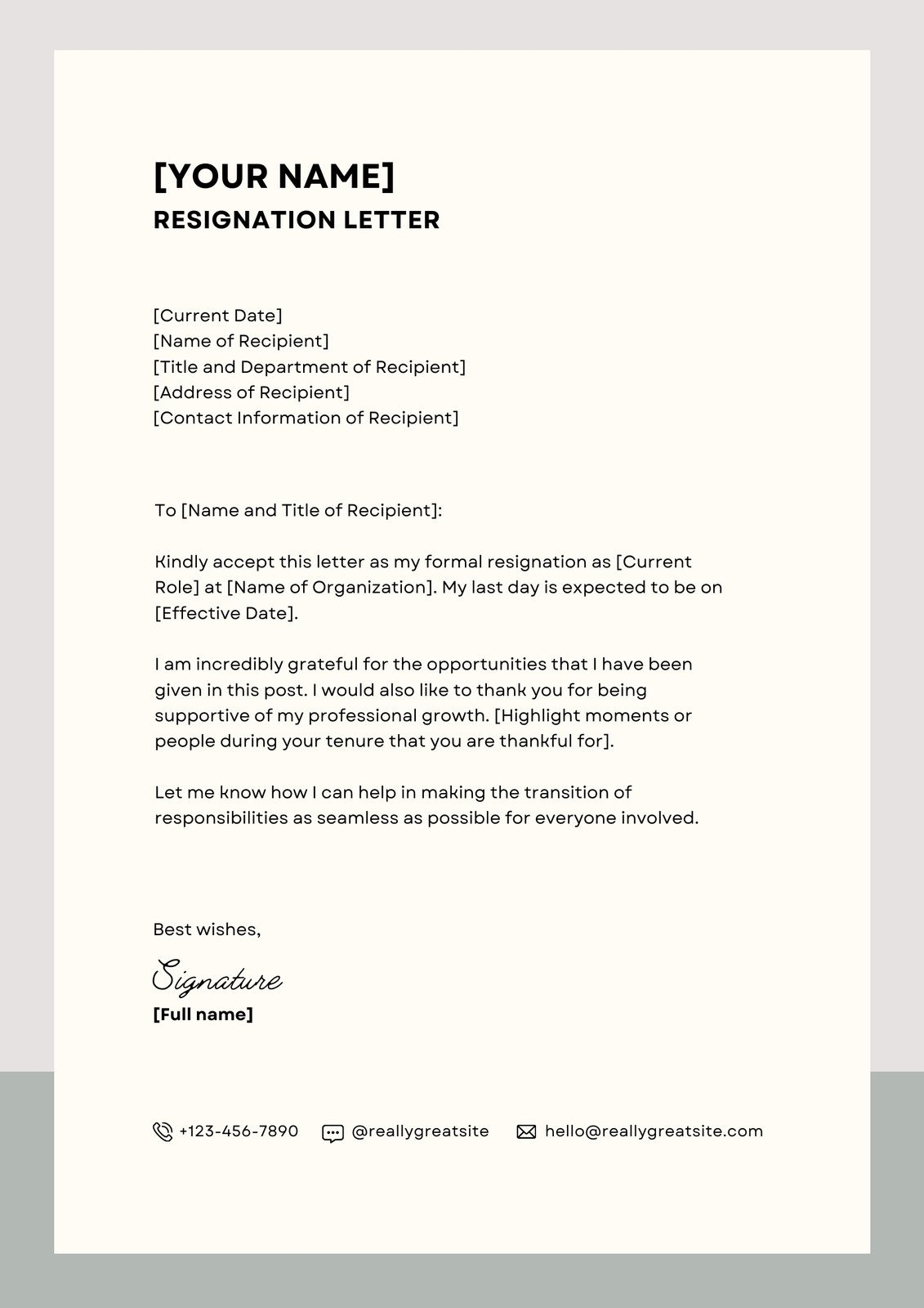 Free Printable Customizable Letter Templates Canva