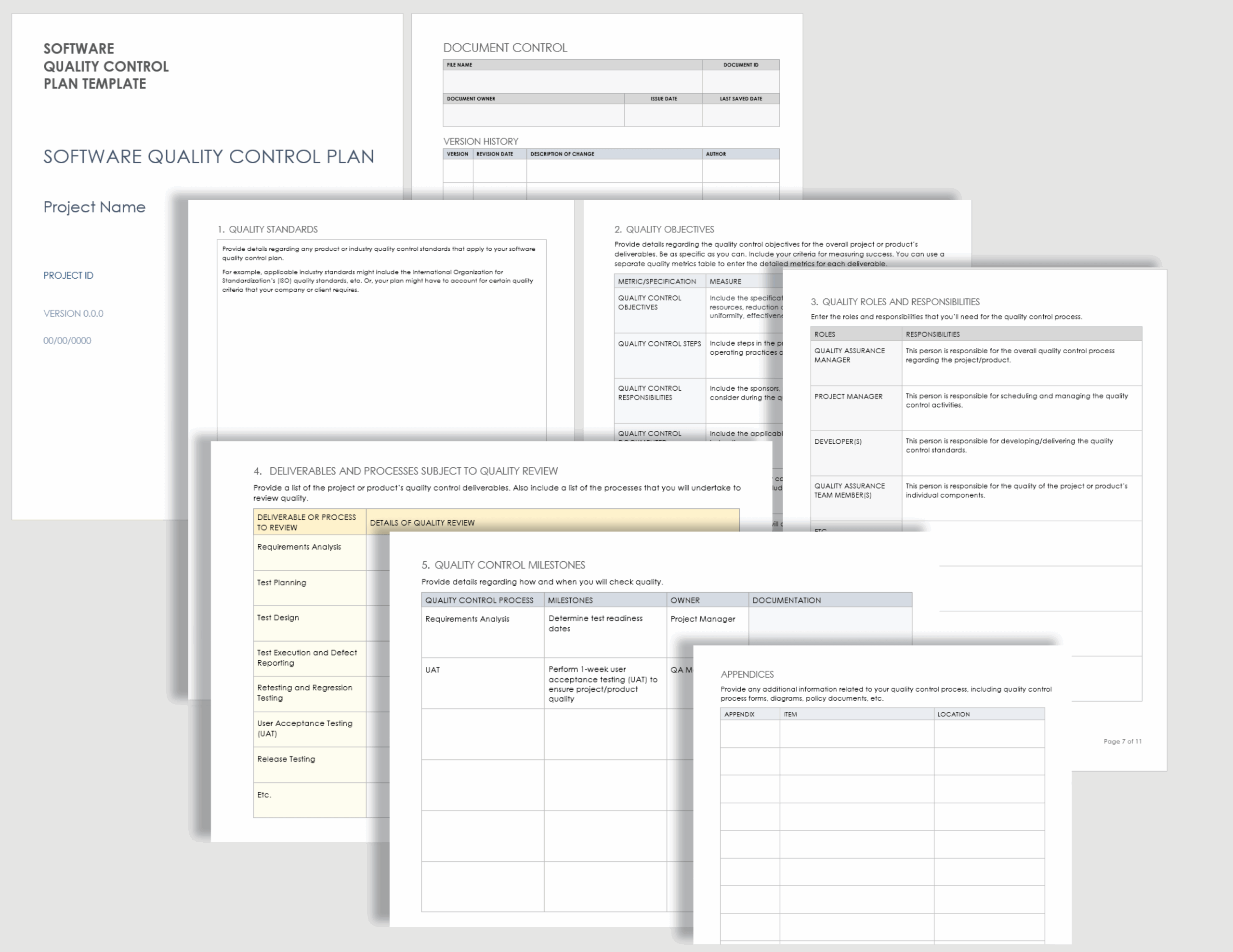 Free Quality Control Templates Smartsheet