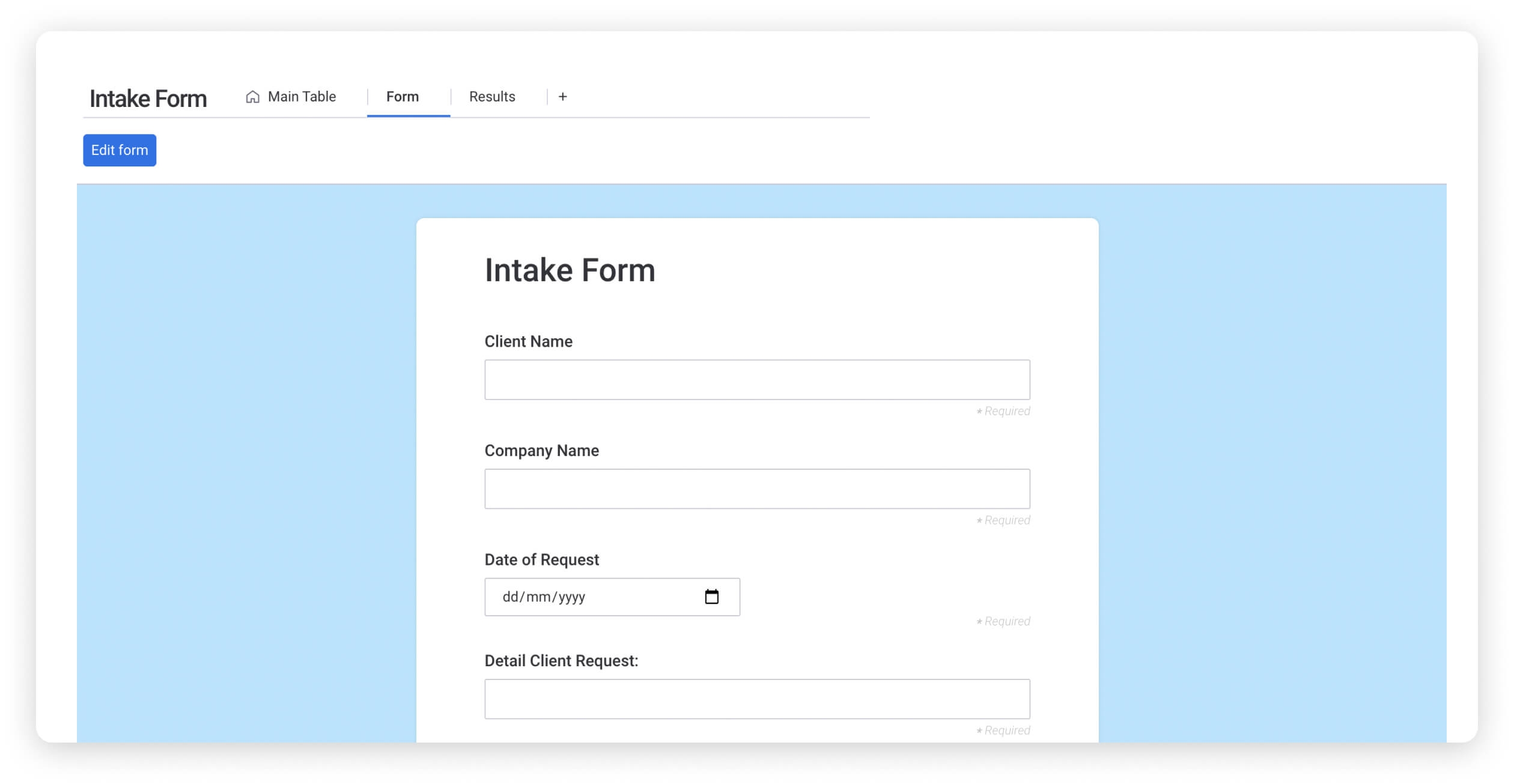 Free U0026 Easy to use Client Information Sheet Template Monday Blog