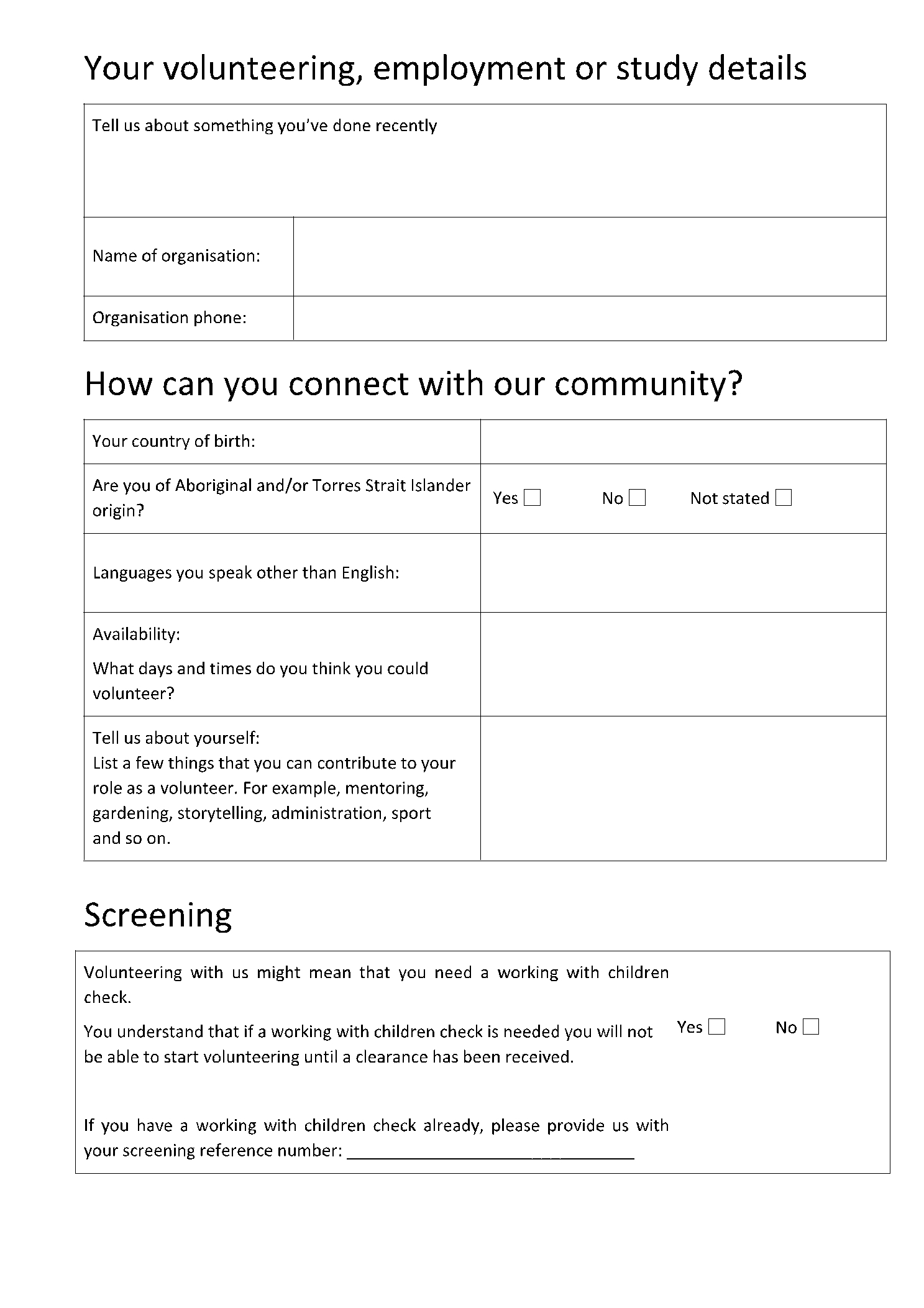 Free Volunteer Sign Up Sheet Template In 2021 CocoSign