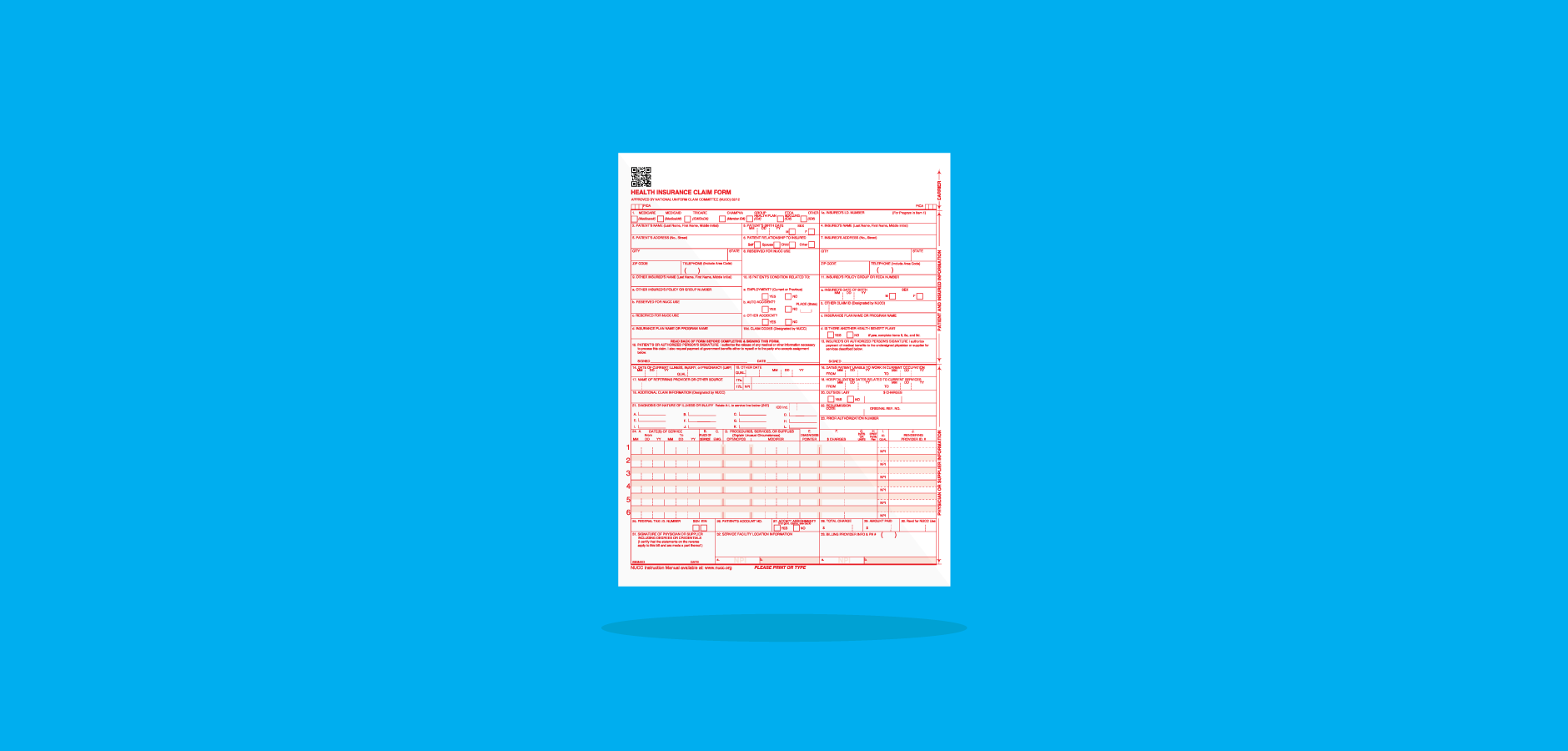 Hcfa 1500 Form Template