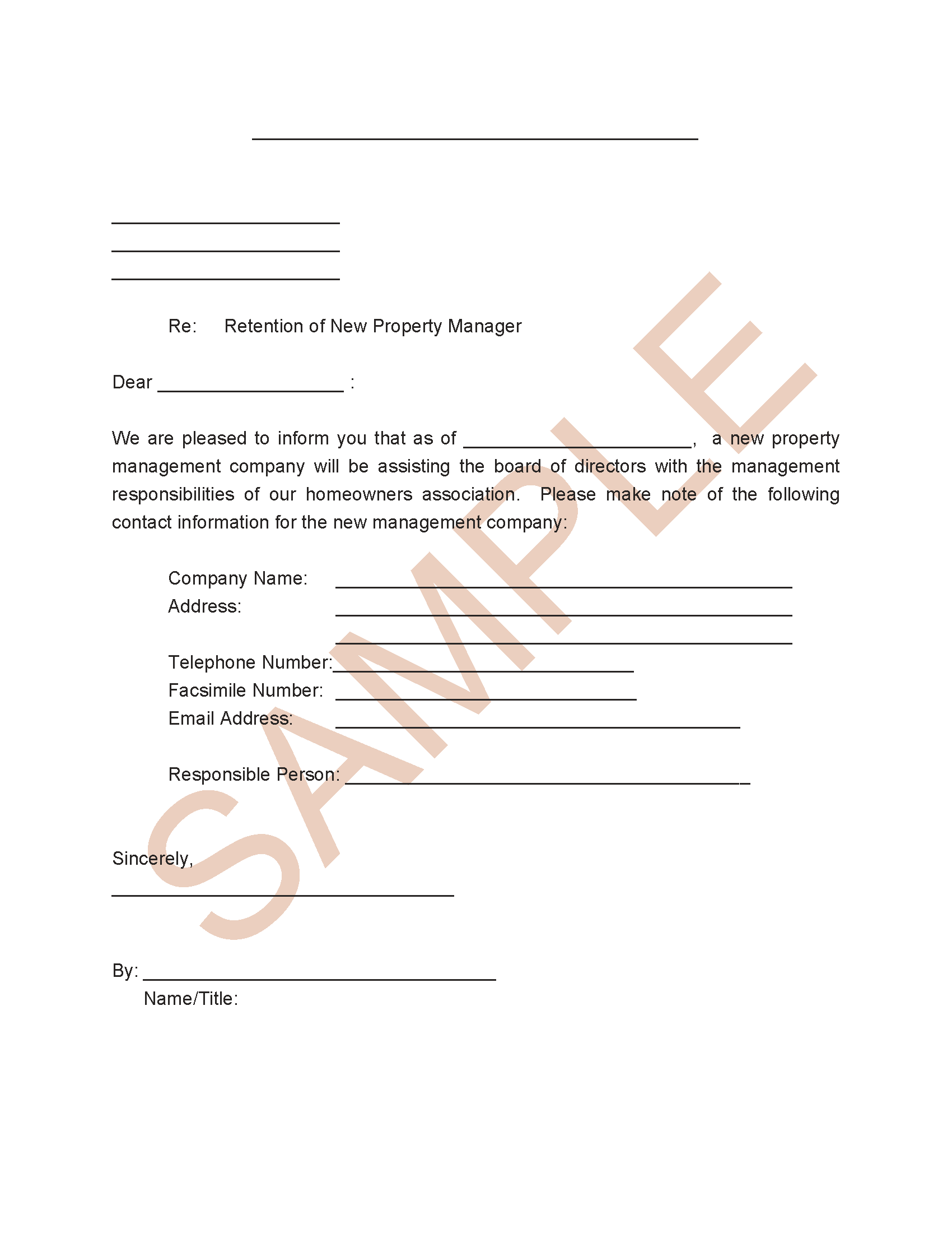 HOA Forms U0026 Letter Templates