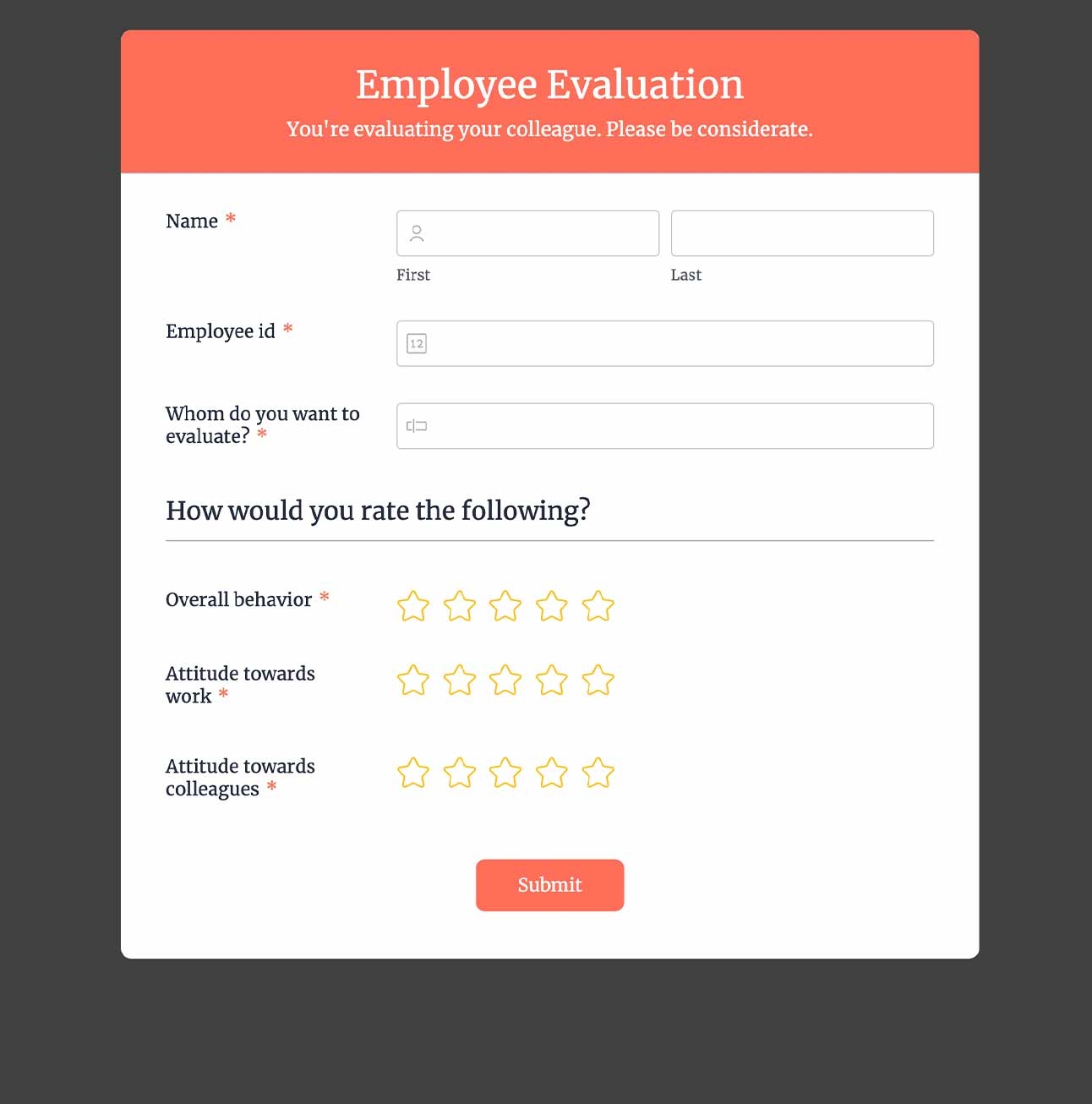 Human Resources Form Templates