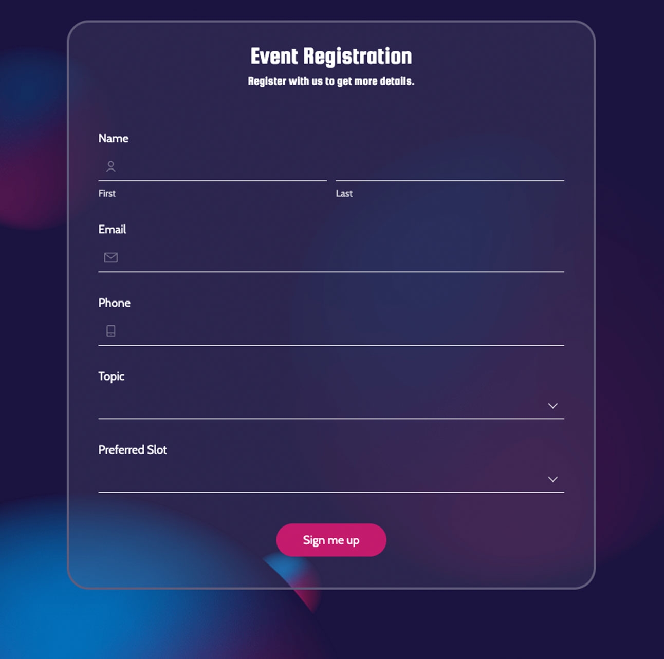 HTML Form Templates Free Online Form Templates Zoho Forms