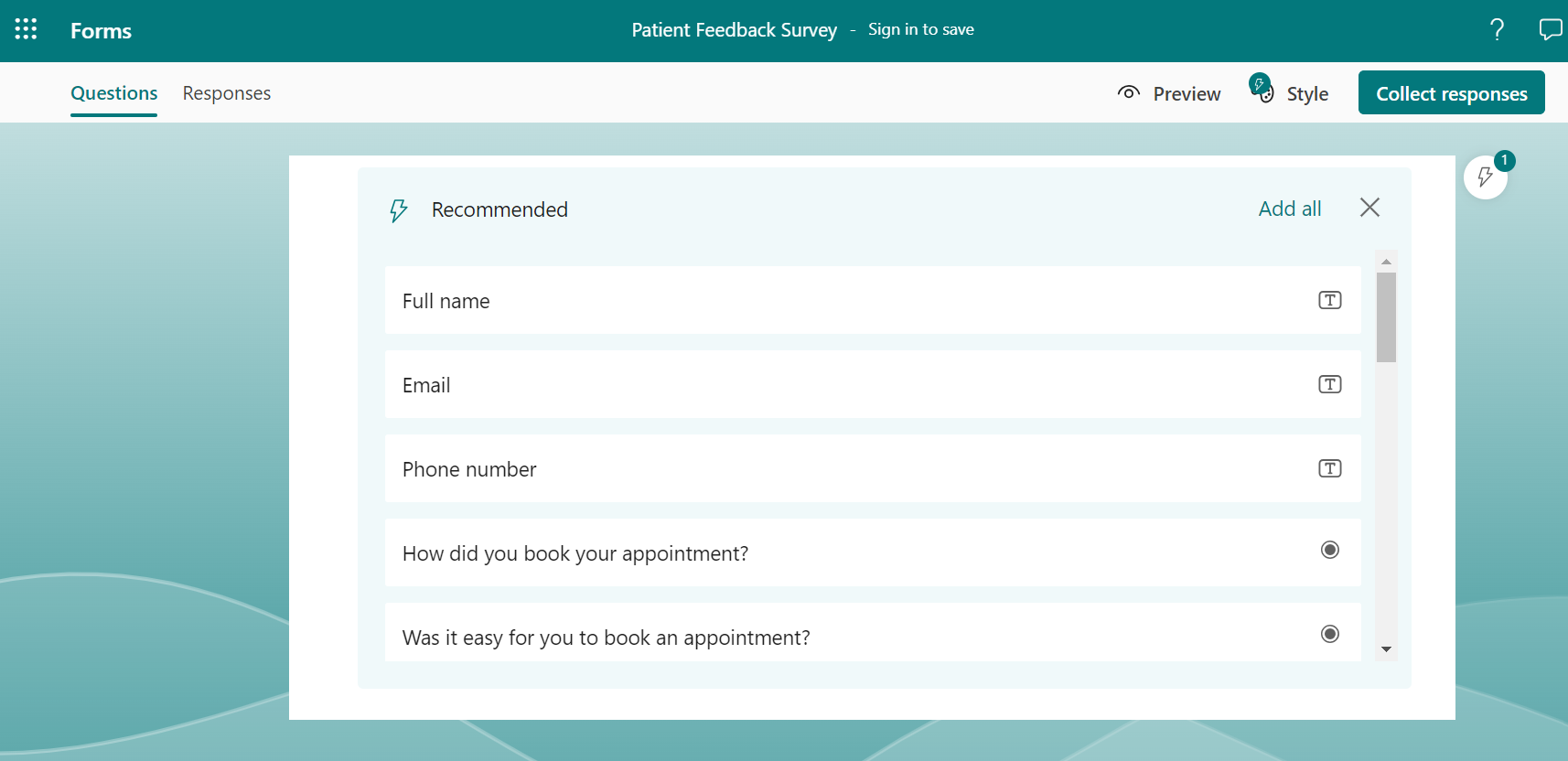 Microsoft Forms Survey Templates