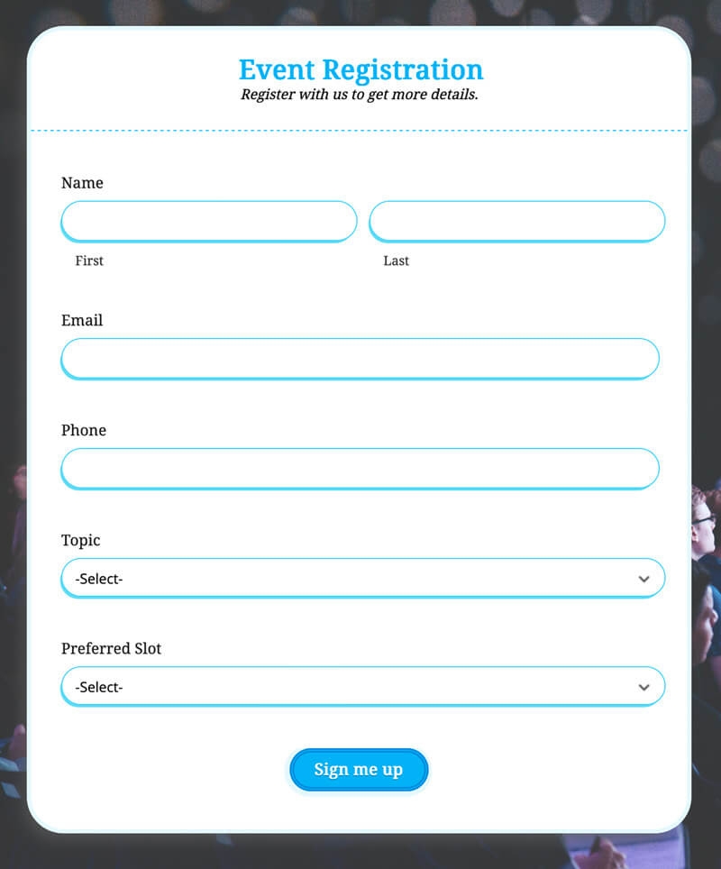 Lead Generation Form Lead Capture Forms Zoho Forms