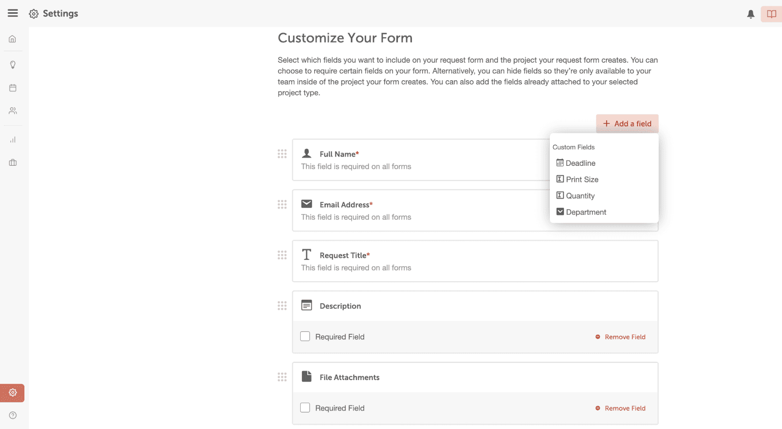 Communication Request Form Template