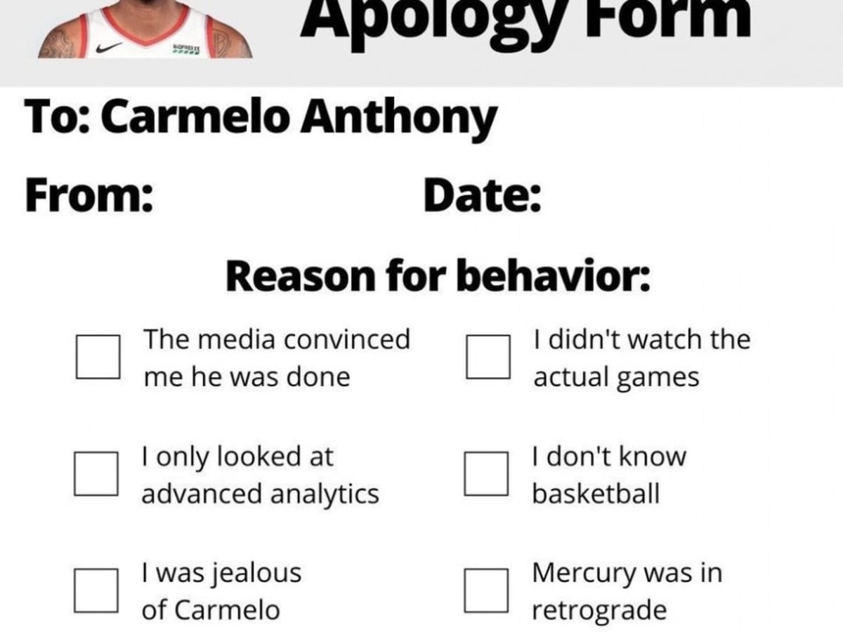 Apology Form Meme Template