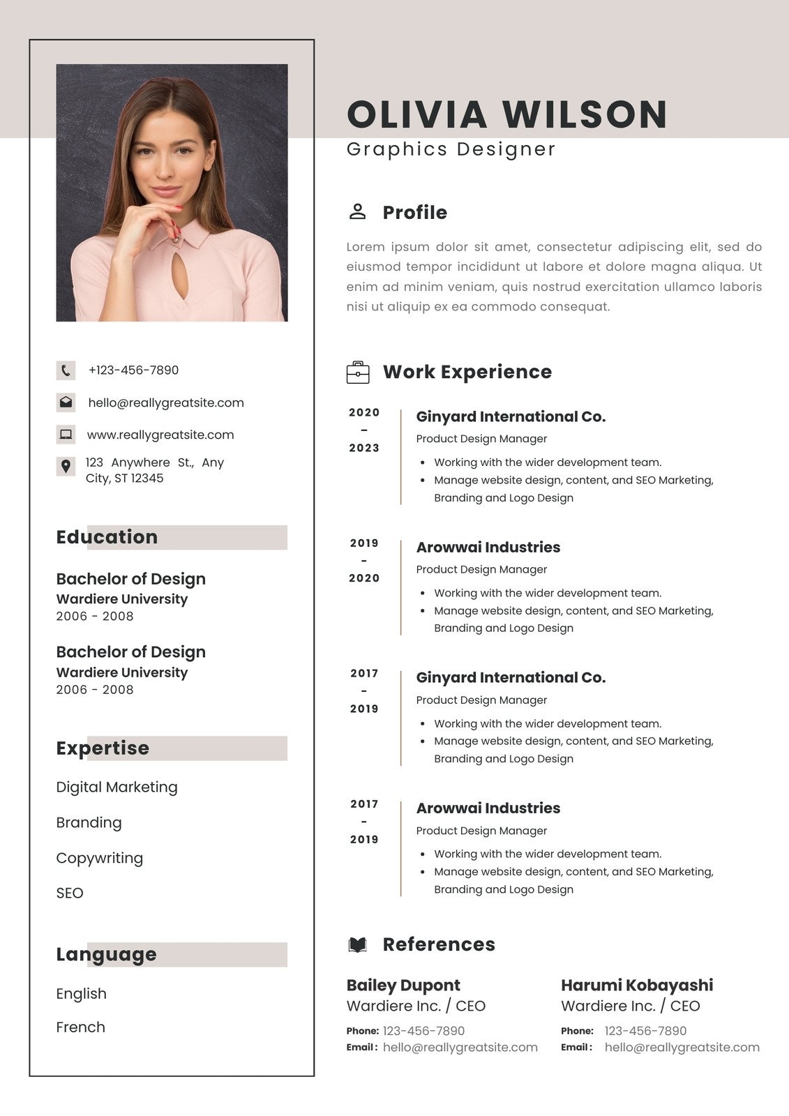 Page 4 Free Printable Resume Templates You Can Customize Canva