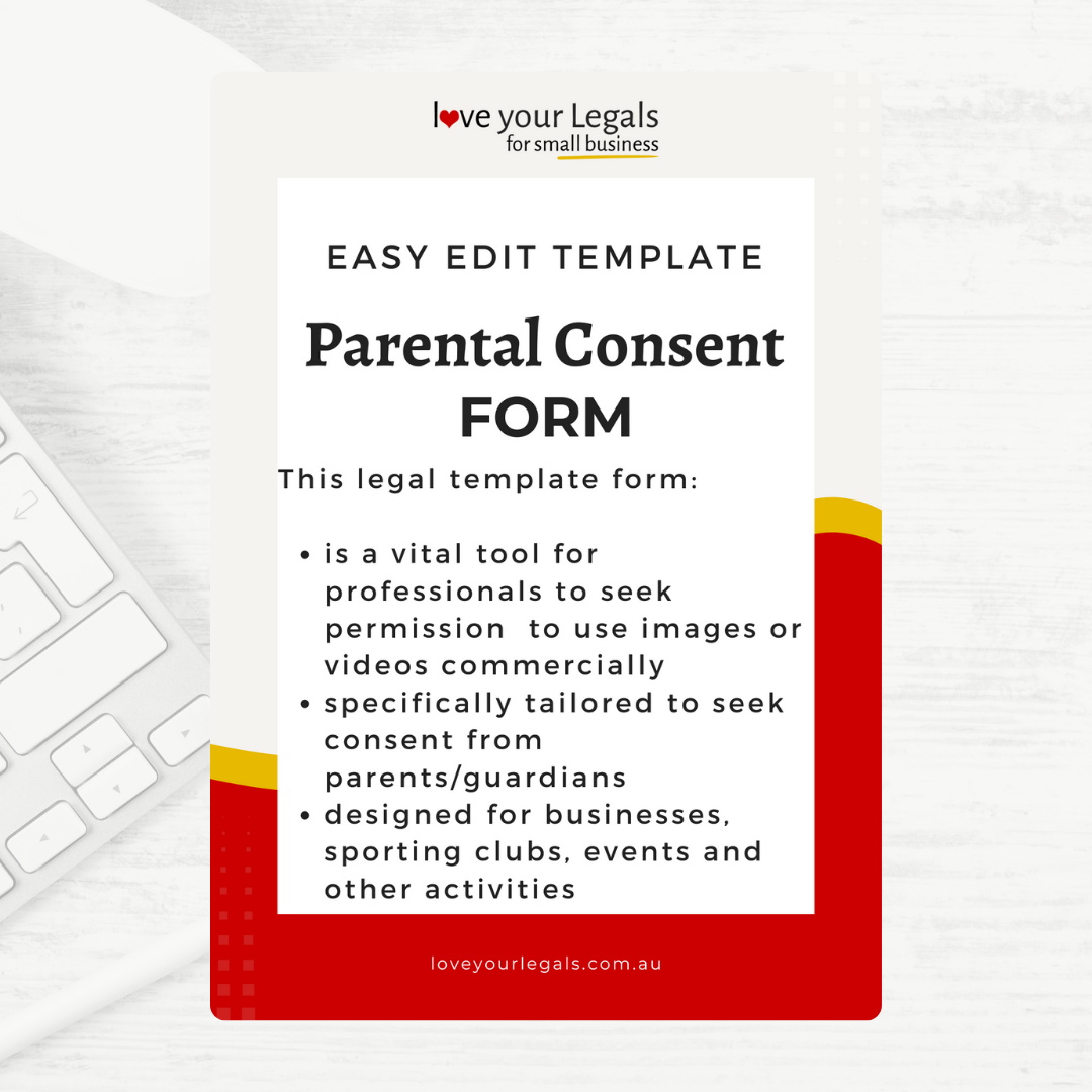 Parental Consent Form For Children Minors Template Template Love Your Legals