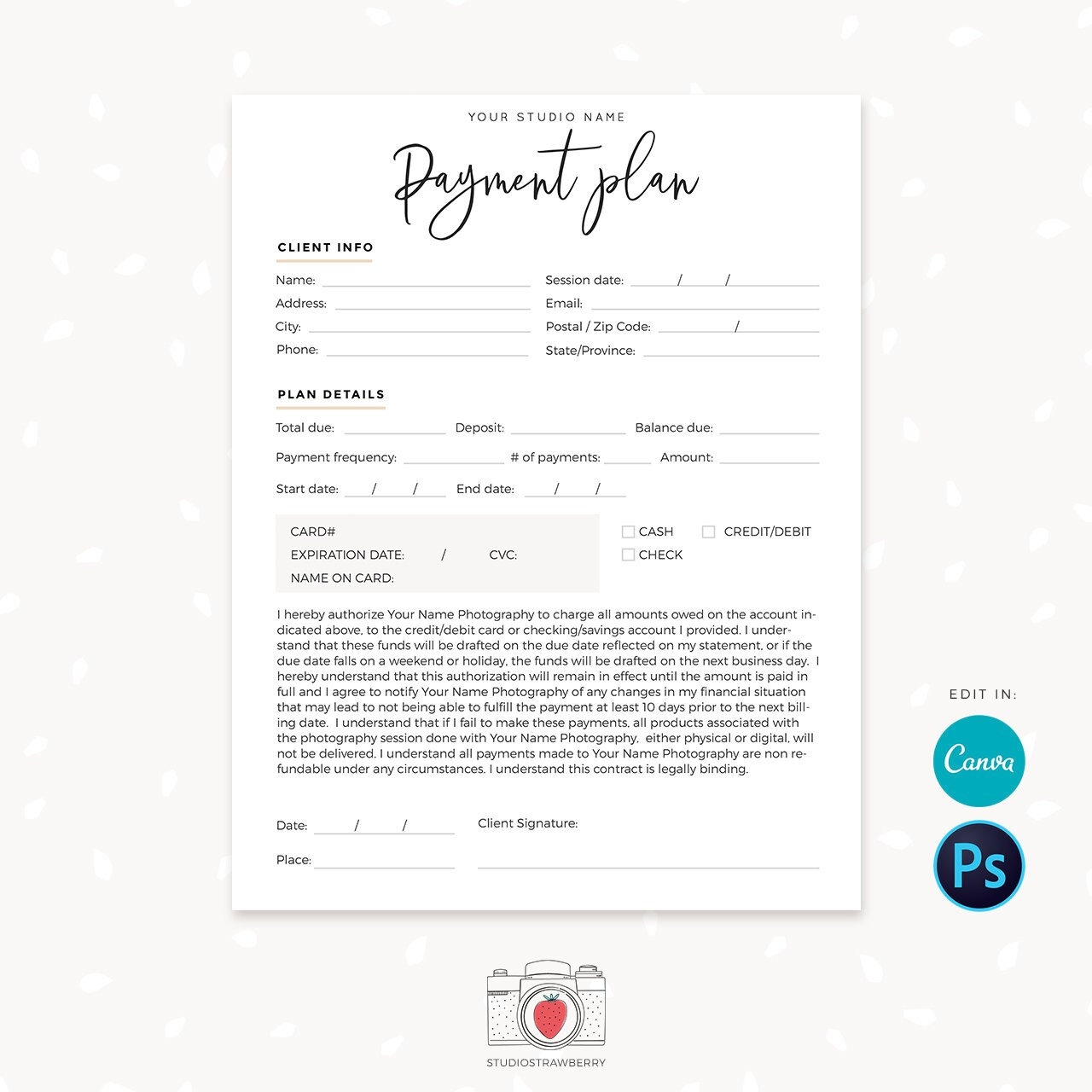 Payment Forms Templates