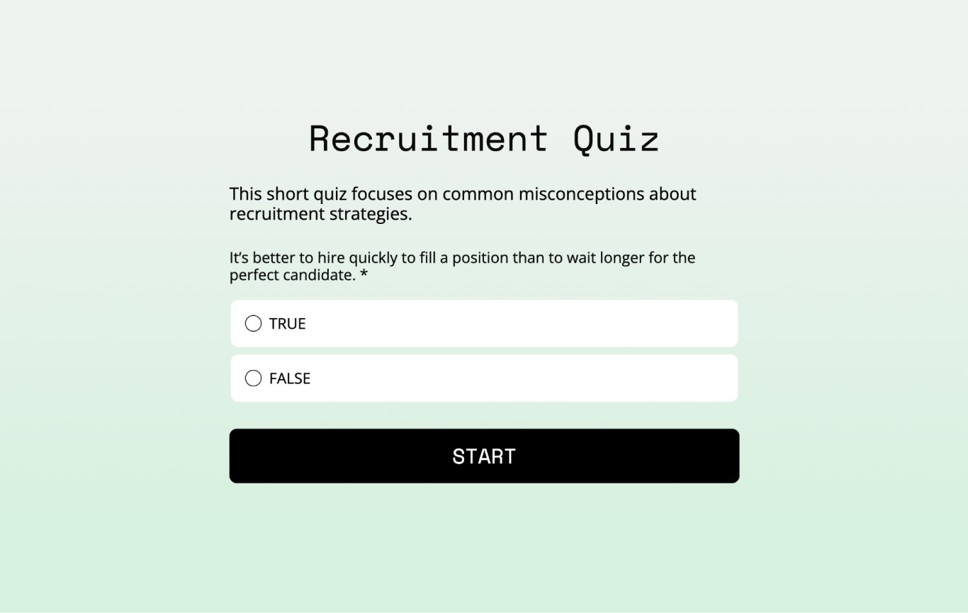 Practice Quiz Template Visme
