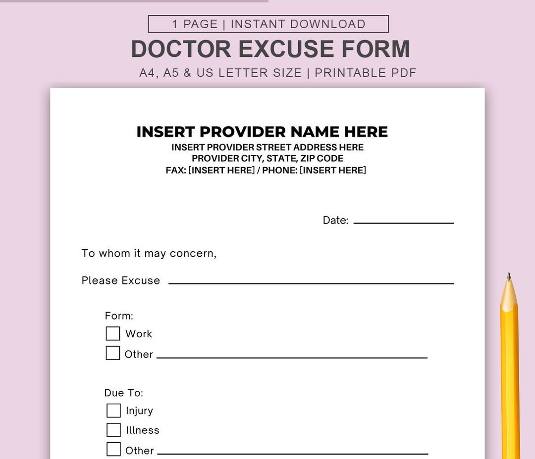 Doctor's Office Forms Templates