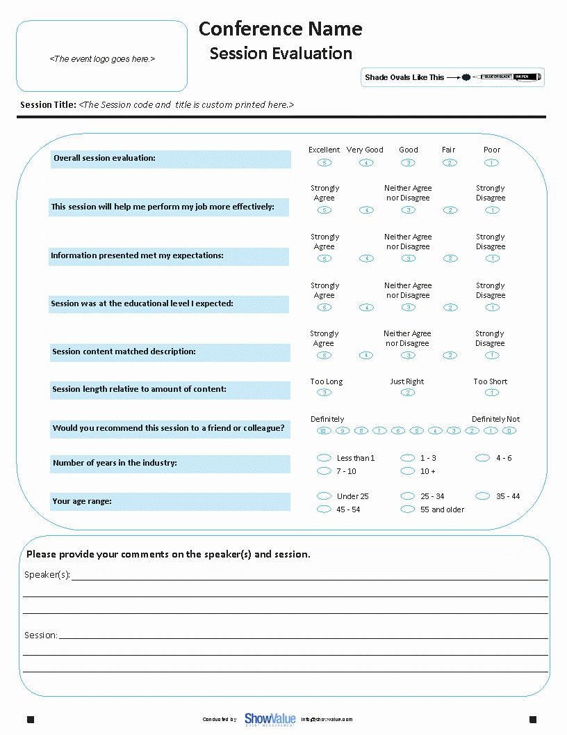Trade Show Lead Form Template